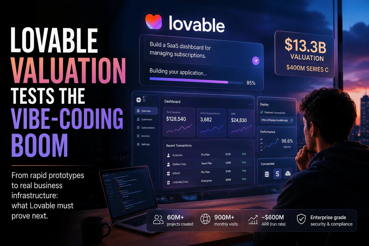 Lovable Valuation Tests the Vibe-Coding Boom